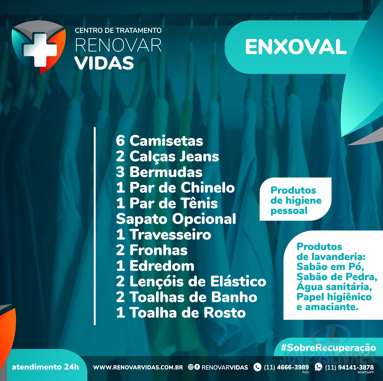 Clínica de Recuperação Renovar Vidas em Ribeirão Pires - São Paulo