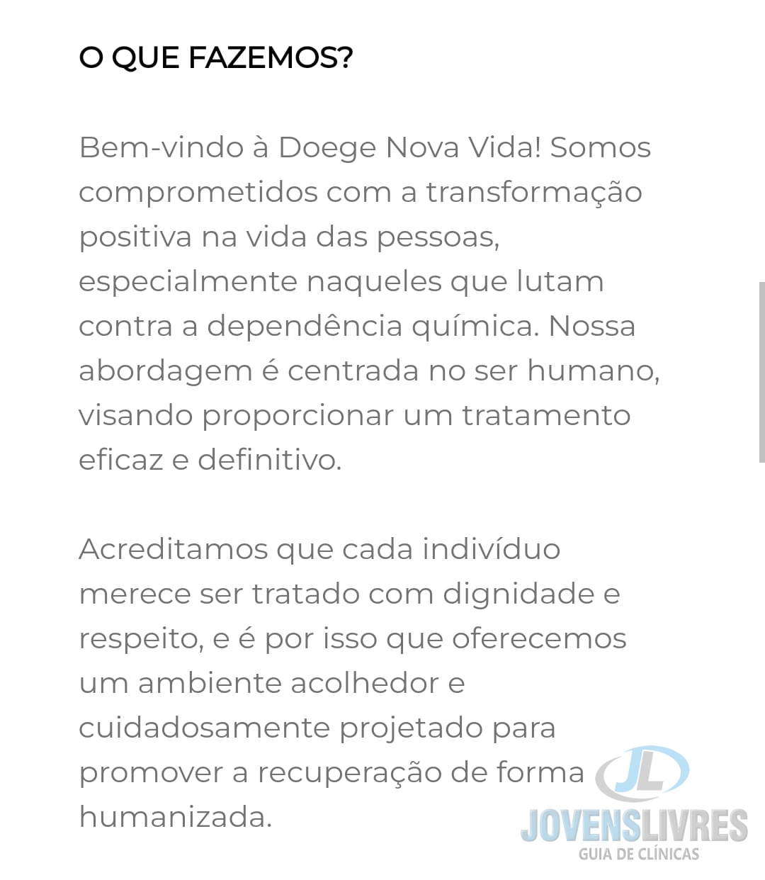 Internações voluntária e involuntária